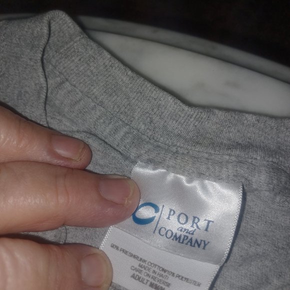 Half Pipe Skate & Stuff Tee Medium Gray White Blue - Picture 3 of 4